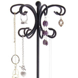 Necklace Display Stand Jewelry Holder Organizer Storage Rack Ava Black