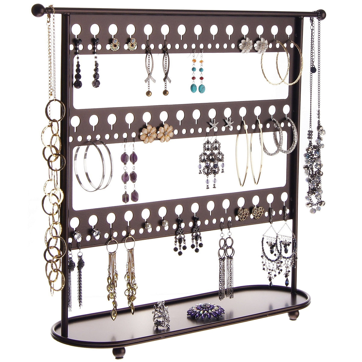 Earring Holder for Long Earrings & Hoops, Jewelry Organizer