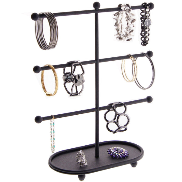 Bracelet Holder Display Stand Hoop Earring Organizer Amy Black