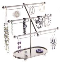 Earring Holder Hoops Bracelet Display Jewelry Stand Isabel Silver