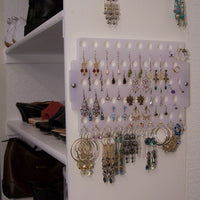 Closet Jewelry Storage Earring Holder Jewelry Organizer Hanging Display Rack