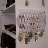 Closet Jewelry Storage Earring Holder Jewelry Organizer Hanging Display Rack