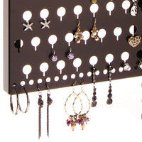 Wall Mount Earring Organizer Jewelry Storage Rack Michelle Bronze