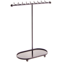 Angelynn's Necklace Display Stand Jewelry Holder Organizer Storage Rack Gianna Bronze