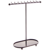 Angelynn's Necklace Display Stand Jewelry Holder Organizer Storage Rack Gianna Bronze