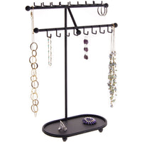 Tall Necklace Holder Organizer Rack Hanging Jewelry Display Tree Stand, Ava  