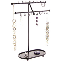 Hanging Necklace Holder Organizer Display Stand Storage Rack Sharisa Bronze