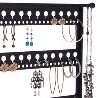 Earring Holder Display Stand Jewelry Organizer Rack Laela Black