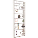 Dangle Stud Hoop Earring Holder Organizer Wall Mount Jewelry Storage Rack, Mary