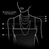 Long Necklace Holder Chart