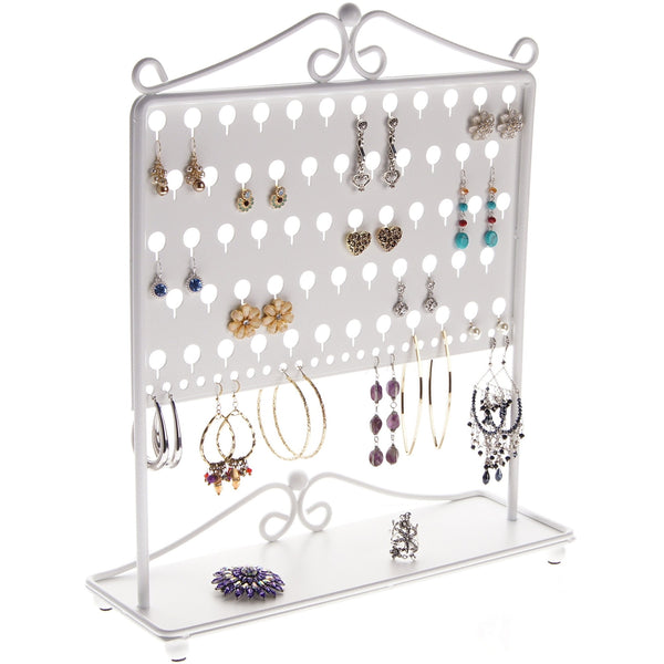 Dangle Stud Hoop Earring Holder Organizer Jewelry Storage Rack Easy Di