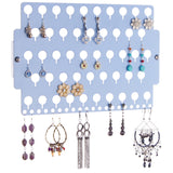 Earring Holder Organizer Closet Jewelry Storage Rack Blue Acrylic for little girls teens women