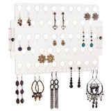 Wall Mount Earring Holder Organizer Closet Jewelry Storage Rack Clear Acrylic
