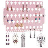 Earring Holder Organizer Closet Jewelry Storage Rack Pink Acrylic for little girls teens women
