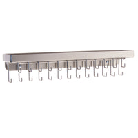 Angelynn's Necklace Holder Jewelry Organizer Wall Mount Storage Rack Schelon Silver